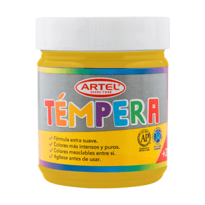 Témpera 100ml Amarillo Artel