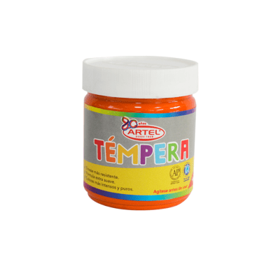 Témpera 100ml Naranja Artel