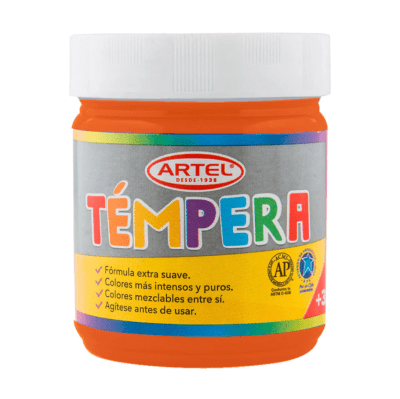 Témpera 100ml Naranja Artel