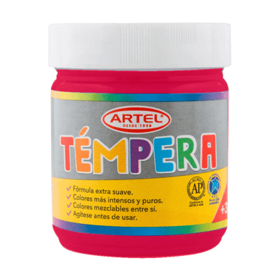 Témpera 100ml Carmín Artel