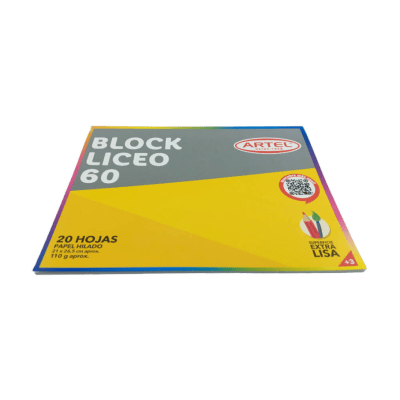 Block de Dibujo Liceo 60 21x27cm 20 hjs Artel