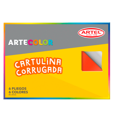 Artecolor Microcorrugado 6 colores ARTEL