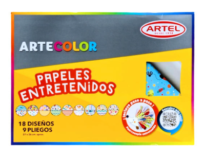 Carpeta Papeles Entretenidos 16 und Artecolor Artel