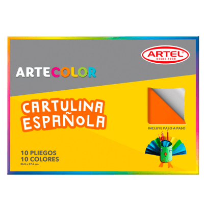 Carpeta Cartulina Española 10 pliegos 26x38cm Artel