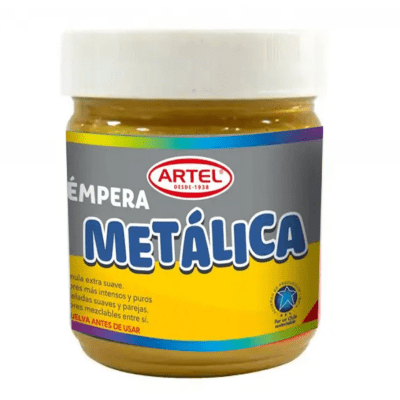 Témpera Metálica 100ml Dorada Artel