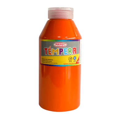 Témpera 500ml Naranja Artel