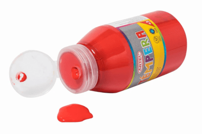 Témpera 250ml Rojo Bermellón Artel