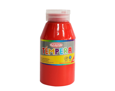 Témpera 250ml Rojo Bermellón Artel