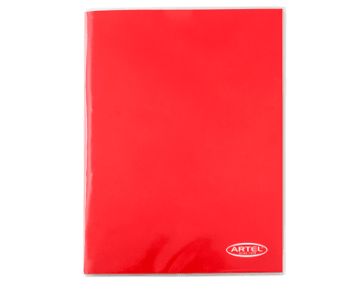 Carpeta con Gusano Roja Oficio Artel