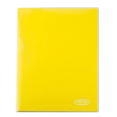 Carpeta con Gusano Amarilla Oficio Artel