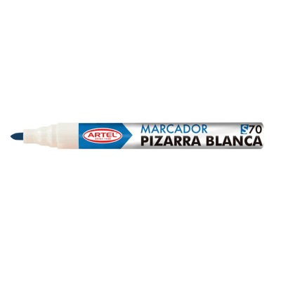 Marcador Pizarra Blanca Punta Redonda Cyan S70 Artel