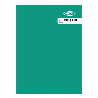 Cuaderno College Matematicas 5mm 100 hojas ARTEL
