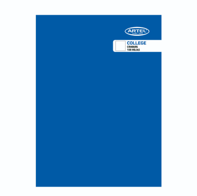 Cuaderno College Croquis 100 hjs Artel