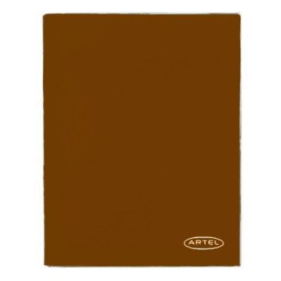 Carpeta con Gusano Café ARTEL1