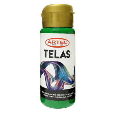 Pintura de Tela Verde claro 60ml ARTEL1