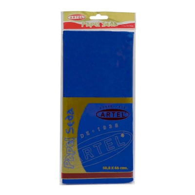 Papel Seda Azul 50X66 10 dcu Artel