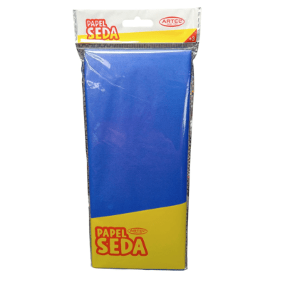 Papel Seda Azul 50X66 10 dcu Artel