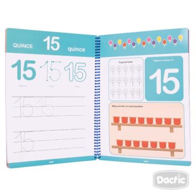 Libro Aprende a Escribir los Numeros DACTIC