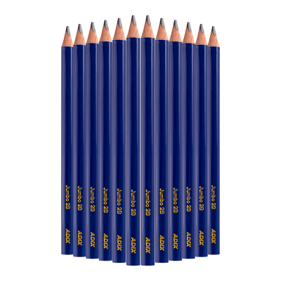 Lápiz Grafito 2B Jumbo Adix