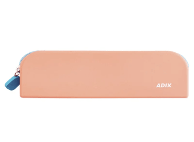 Estuche Escolar Silicona Color Damasco ADIX