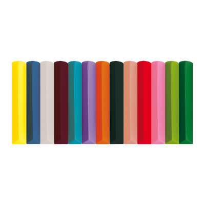 Plasticina Triangular 12 Colores ADIX