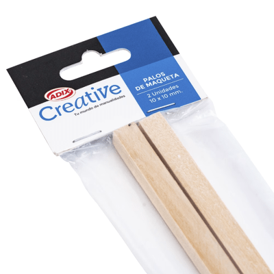 Palo de Maqueta Cuadrado 10x10 MM IMEX