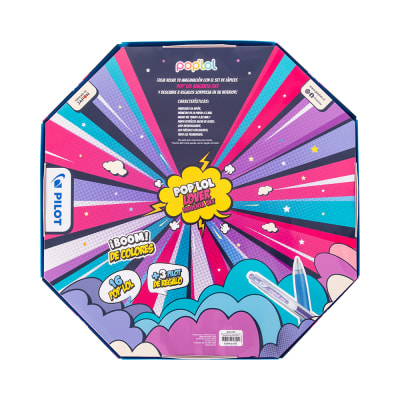 Set 16 Lápices Gel PopLol 0.7mm Magenta Sky Pilot
