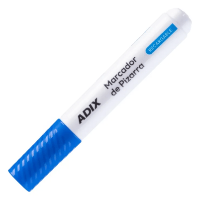 Marcador de Pizarra Recargable Azul Adix