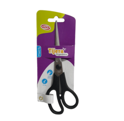 Tijera oficina Ergonomica 17cm (065) ADIX