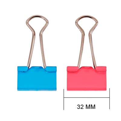 Clips de Carpeta Colores 32mm 801-3D Foska