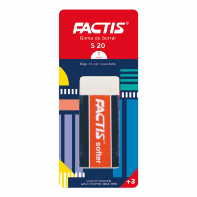 Goma Factis S20 miga de pan suavizada Artel