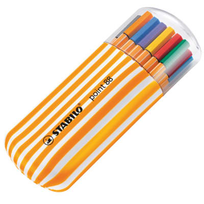 Set 20 Fineliner Point 88 0.4mm Stabilo