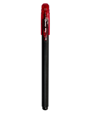 Bolígrafo Roller Energel Makkuro 0.5mm Rojo Pentel