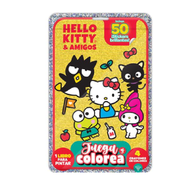 Juega y Colorea Hello Kitty and Friends Vértice