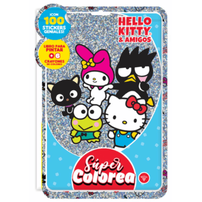 Libro Super Colorea Hello Kitty Y  Friends -VERTICE