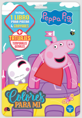 Bolsa de Colores Para Mi Tatuajes Hello Peppa Pig VERTICE