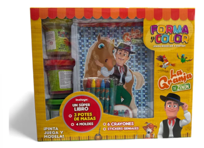 Caja de Masas Forma y Color La Granja de Zenon IMAGINA1