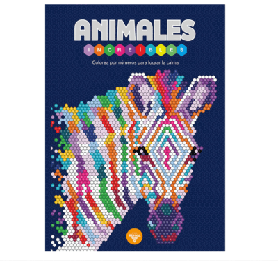 Libro Mandalas Animales Increíbles 50 pág Vértice