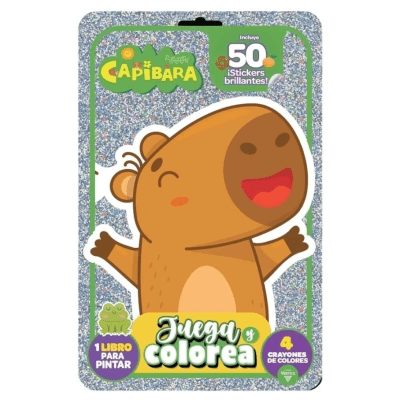 Juega y Colorea Capibara Vértice
