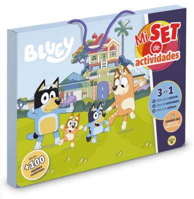 Set 3 Libros Actividades Bluey Vértice