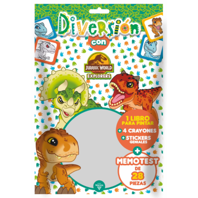 Libro Diversión con Jurassic World Vértice