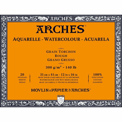 Block Acuarela Arches Grano Grueso 300g 31x41cm 20h