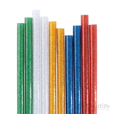 Barra Silicona Glitter 20cm x 10un CREATIVE