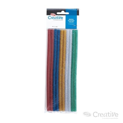 Barras de Silicona Glitter 20cm 10 und Creative