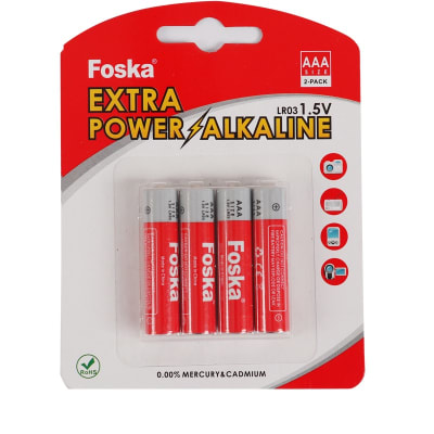 4 Pilas AAA Alto Rendimiento EL9005-2 FOSKA