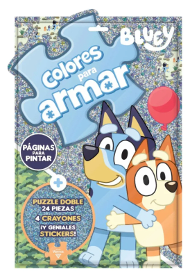 Juega y Colorea  Bluey VERTICE