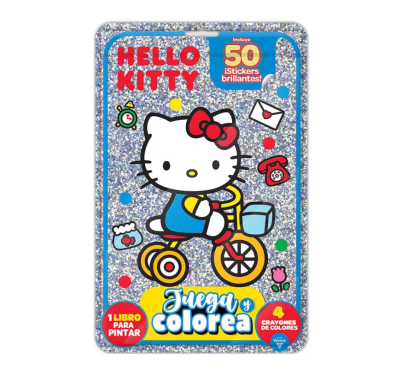 Juego y Colorea Hello Kitty VERTICE