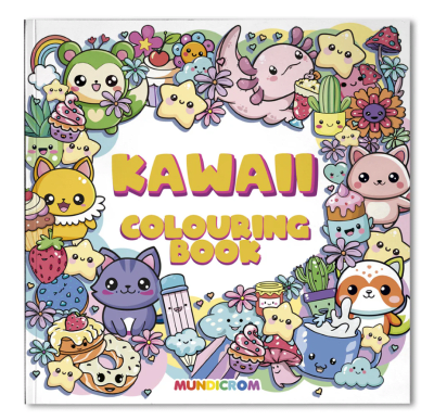 Libro de Actividades 40 Paginas + Stickers Kawai VERTICE