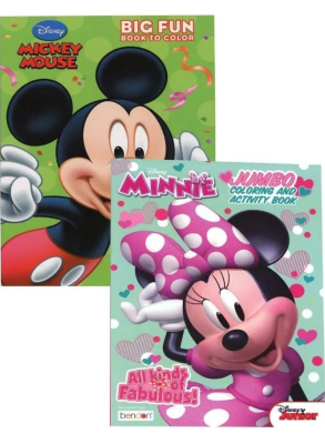 Libro Para Pintar Troquelado 40 Paginas Mickey and Minnie VERTICE1