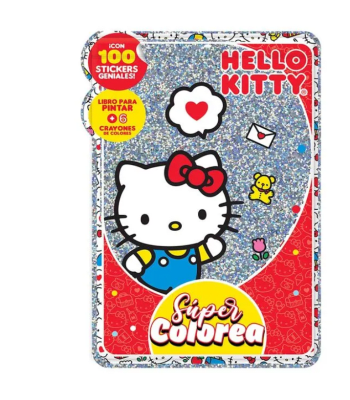 Libro Súper Colorea Hello Kitty Vértice